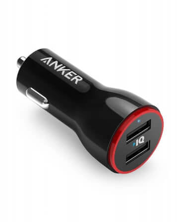 หัวชาร์จในรถยนต์ Anker PowerDrive 2 (2xUSB 24W) - AK17 _0